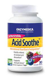 ENZYMEDICA Acid Soothe Chew Ch/M 30